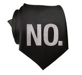 Black No Print Necktie, by Cyberoptix Tie Lab