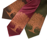 Copper Oak Tree Neckties, by Cyberoptix