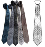 Op Art Triangles Necktie, Design Illustration, by Cyberoptix