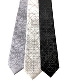 Op Art Triangle Pattern Necktie, Accessories for Men, by Cyberoptix