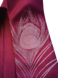 Peacock Feather Silk Necktie