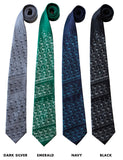 Periodic Table printed neckties, chemistry ties, by Cyberoptix