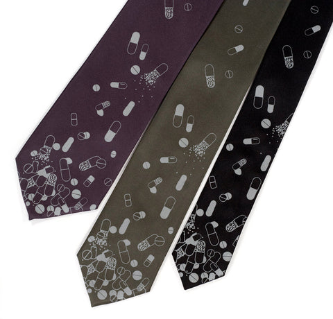 Pill Spill Necktie