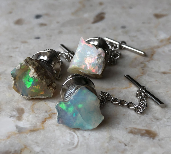 opal tie pin