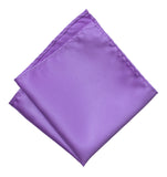 Purple Pocket Square. Solid Color Satin Finish, No Print, by Cyberoptix
