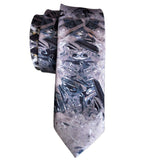 Quartz Crystal Necktie, skinny width. By Cyberoptix