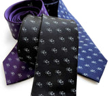 Racing Bike Print Neckties, Tiny Bicycle Pattern Ties, by Cyberoptix
