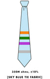 light blue resistor code necktie, by cyberoptix