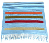Resistor Values linen-weave pashmina scarf.