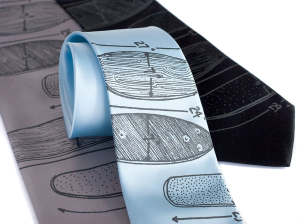 Speed Skater Rollerblading Novelty Tie For Men - 100% Polyester, 57 Inches, Standard Width