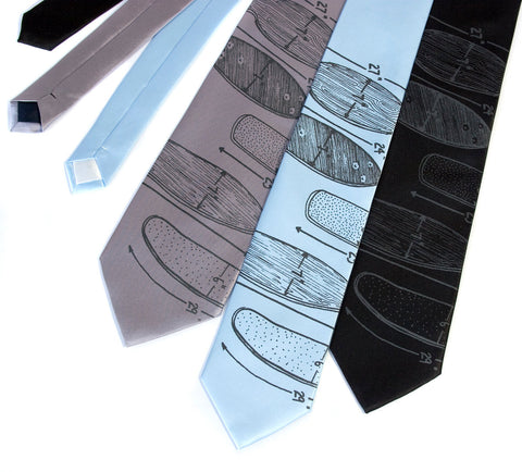 Skateboard Silk Necktie, "Skate or Tie"