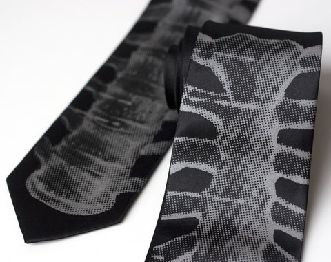 Backbone Silk Necktie, Skeletie Spine Tie