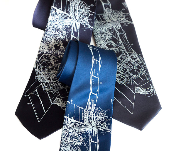 SKYNET skylab-silkscreen-necktie-