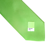 Green solid color necktie, spring green tie by Cyberoptix Tie Lab