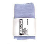 Blue textured weave linen + silk blend woven pocket square.