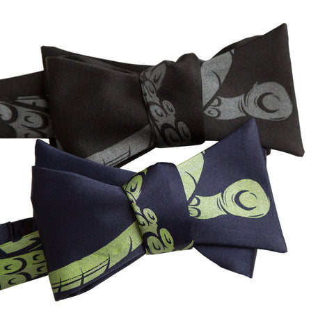 Octopus Tentacles Bow Tie, Sucker Cthulhu Tie