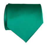 Teal Green solid color necktie, blue green tie by Cyberoptix Tie Lab