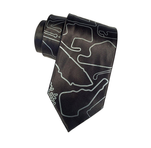 Race Track Maps Necktie