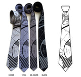 TV Test Pattern Silk Necktie