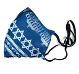 Hanukkah Sweater Mask, Adjustable ugly holiday sweater facemask