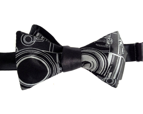 Camera Print Bow Tie. Photographer's bowtie.