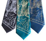 Virgo the Maiden Tie, Astrology Print Necktie, by Cyberoptix