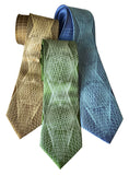 Wormhole Silk Necktie. Geometric Op Art Print Tie