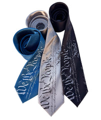 We the People Necktie, US Constitution printed tie