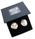 Baroque Pearl Cufflinks, Real Freshwater Pearl Cuff Links
