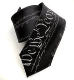 We the People Necktie, US Constitution printed tie