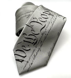 We the People Necktie, US Constitution printed tie