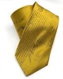 Declaration of Independence Necktie, American History printed tie