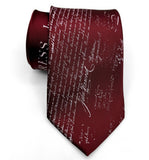 Declaration of Independence Necktie, American History printed tie