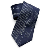 Declaration of Independence Necktie, American History printed tie