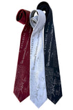 Declaration of Independence Necktie, American History printed tie
