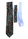 Fordite Necktie, Detroit Agate "Jeepite" printed tie