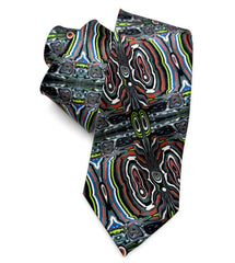 Fordite Necktie, Detroit Agate 
