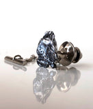 Meteorite Tie Tack. Campo Del Cielo, Irony Meteorite Gemstone Tie pin