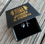 Meteorite Tie Tack. Campo Del Cielo, Irony Meteorite Gemstone Tie pin