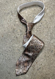 Petoskey Stone Necktie, Michigan Fossil Coral Printed Tie