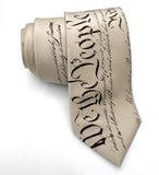 We the People Necktie, US Constitution printed tie