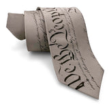 We the People Necktie, US Constitution printed tie