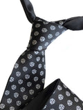 45 RPM Record Adapter Necktie, black. by Cyberoptix