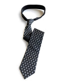 45 RPM Record Adapter Necktie, black. by Cyberoptix