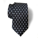 45 RPM Record Adapter Necktie, black. by Cyberoptix