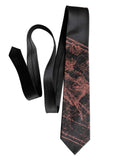 Aries Necktie, Black. Zodiac Constellation Star Chart Tie by Cyberoptix