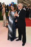 Barry Diller wears Cyberoptix Bow Tie at Met Gala 2016 with Diane von Furstenburg - Getty Images