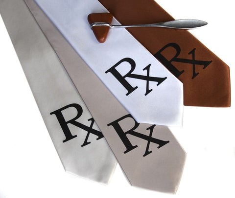 Prescription Necktie, Pharmacist Rx Tie