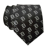 Old English Detroit D Dot Pattern Necktie