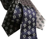 Old English Detroit D Dot Pattern Necktie